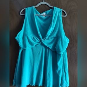 CATO Ladies Pullover Sleeveless Blouse Size 26/28W Smoke free home